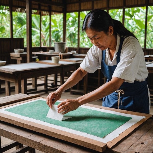 Où apprendre les techniques de la fabrication de papier en Thaïlande?