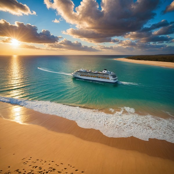 Peut-on trouver une croisière qui propose des excursions pour découvrir les plages de sable doré en Australie?