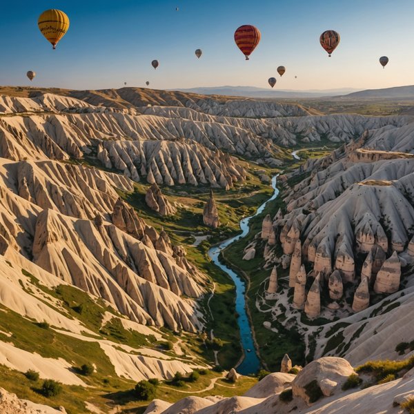Quels sont les meilleurs circuits pour découvrir les paysages lunaires de Cappadoce, Turquie?